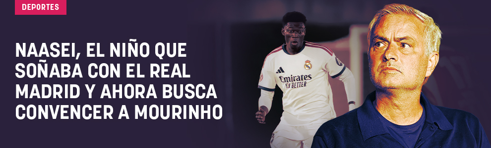 Naasei, el niño que soñaba con el Real Madrid y ahora busca convencer a Mourinho