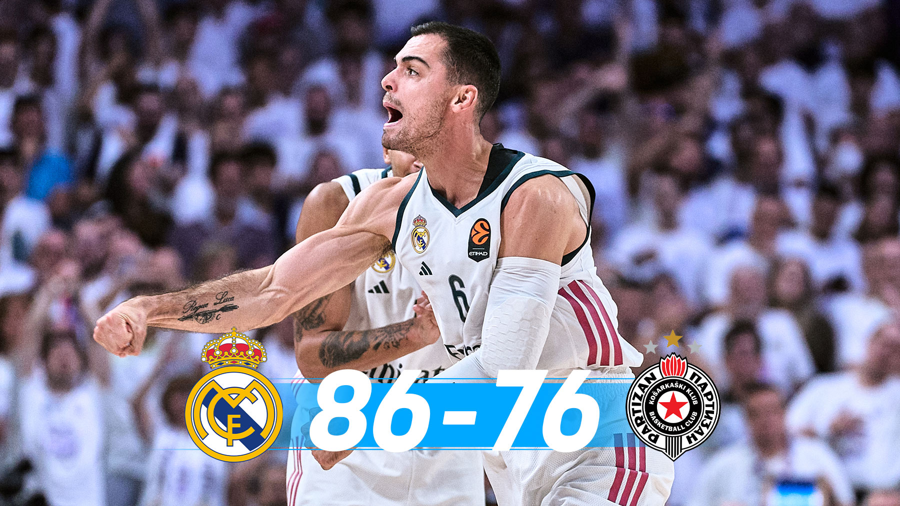 El Real Madrid frena al Partizán en su fortín y logra su primera victoria en la Euroliga