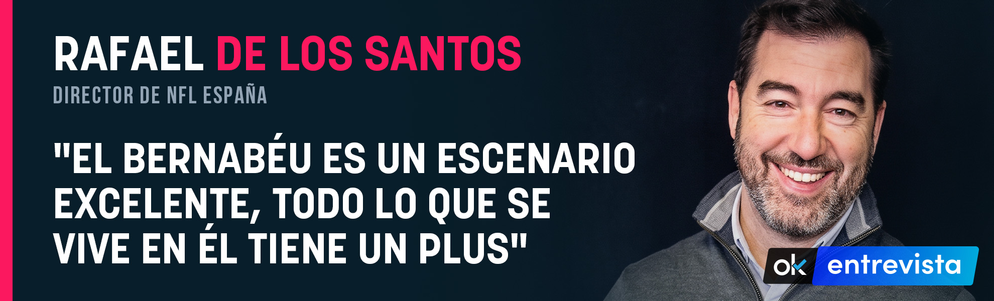 Rafa de los Santos se rinde al Bernabéu: Es un escenario excelente, todo lo que se vive en él tiene un plus