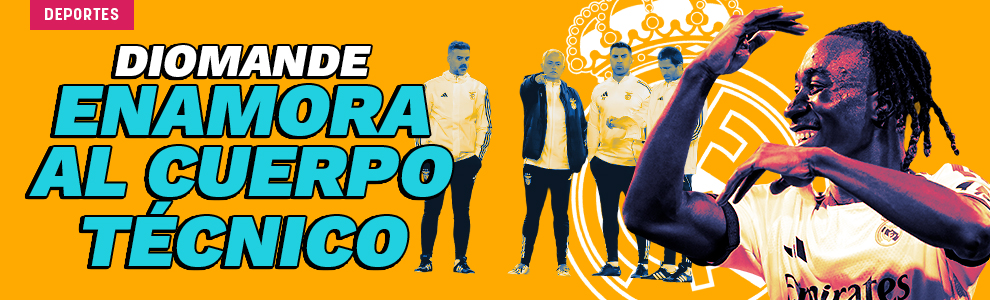 Diomande enamora al cuerpo técnico del Real Madrid