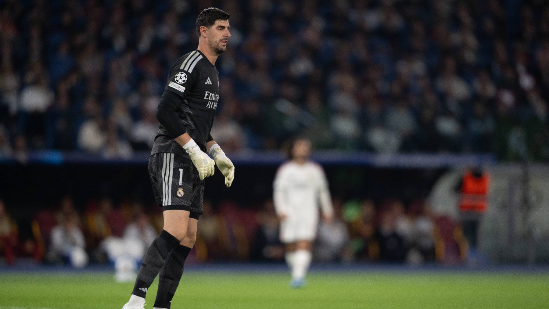 Courtois, Real Madrid, Roma