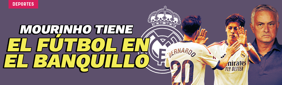 Mourinho tiene el fútbol en el banquillo