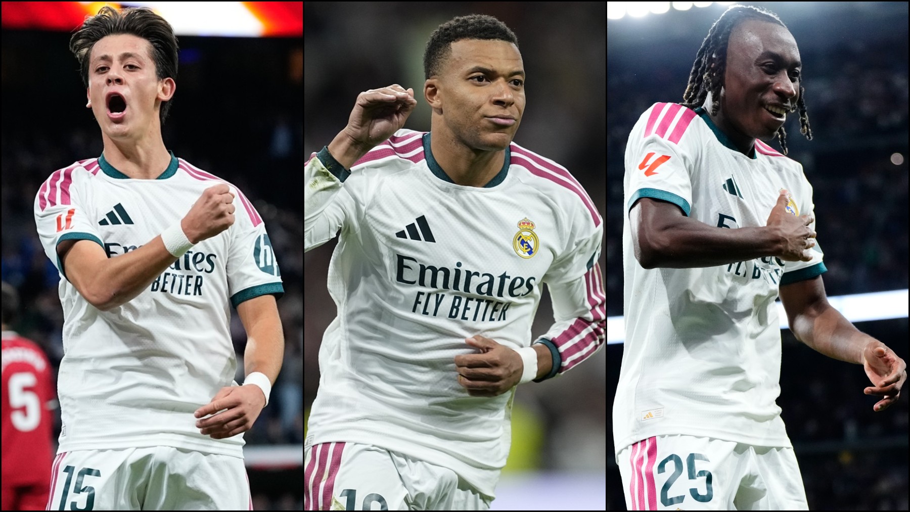 Arda Güler, Mbappé y Diomande regalan una noche de golazos en el Bernabéu