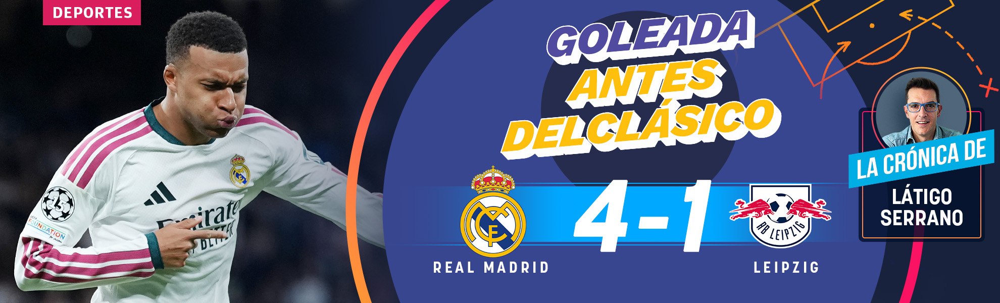 Goleada antes del Clásico