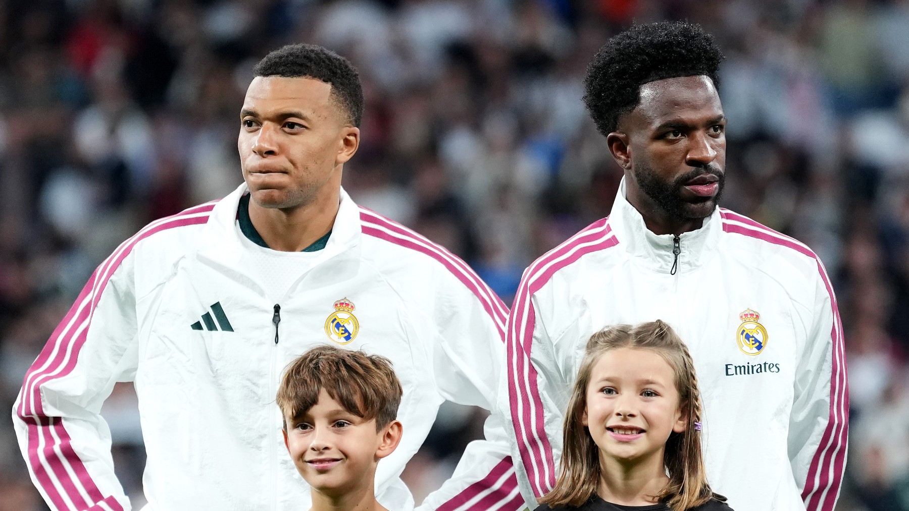 Kylian Mbappé y Vinicius Jr.