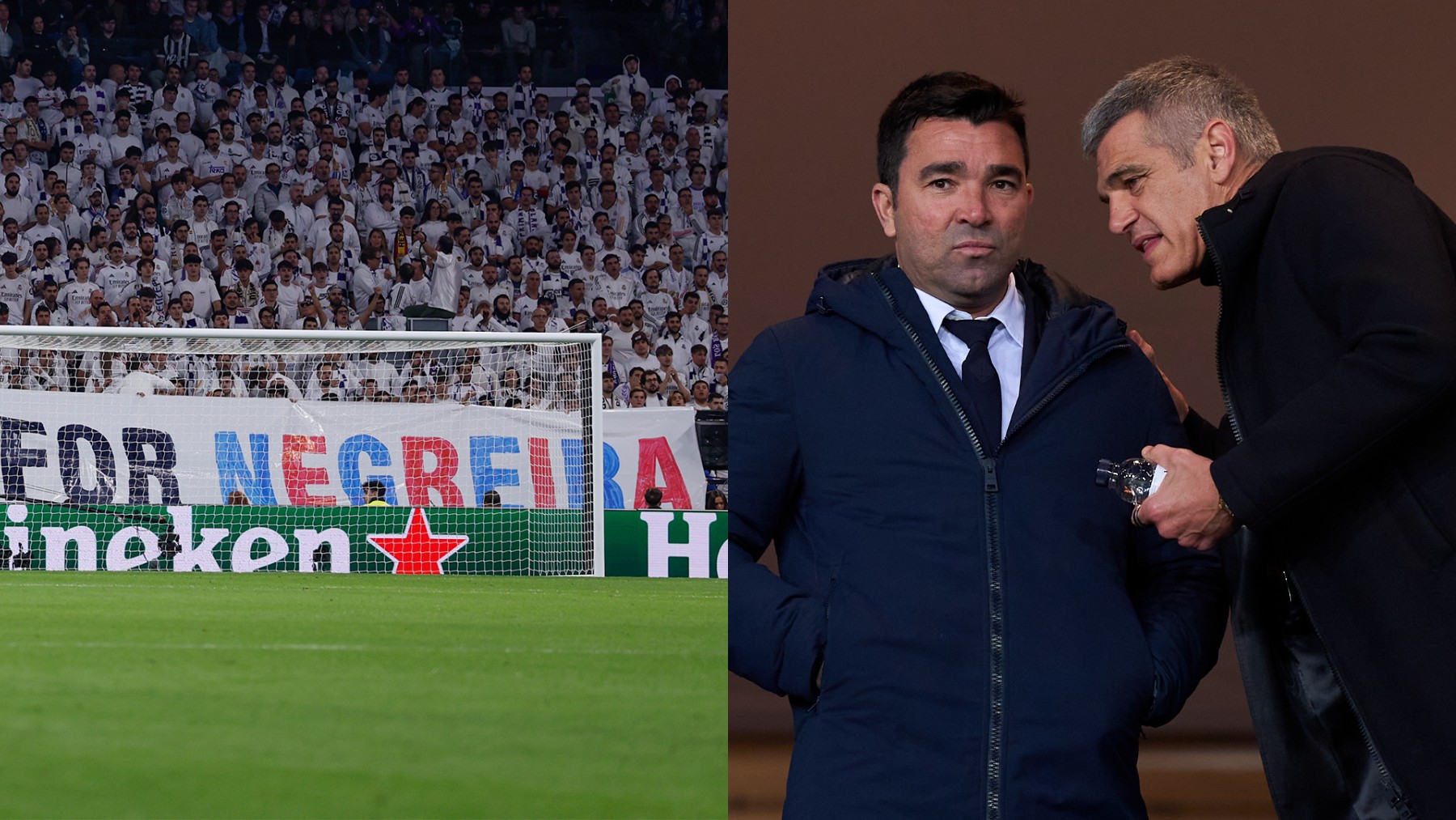 El Bernabéu carga contra Negreira y Deco y Enric Masip