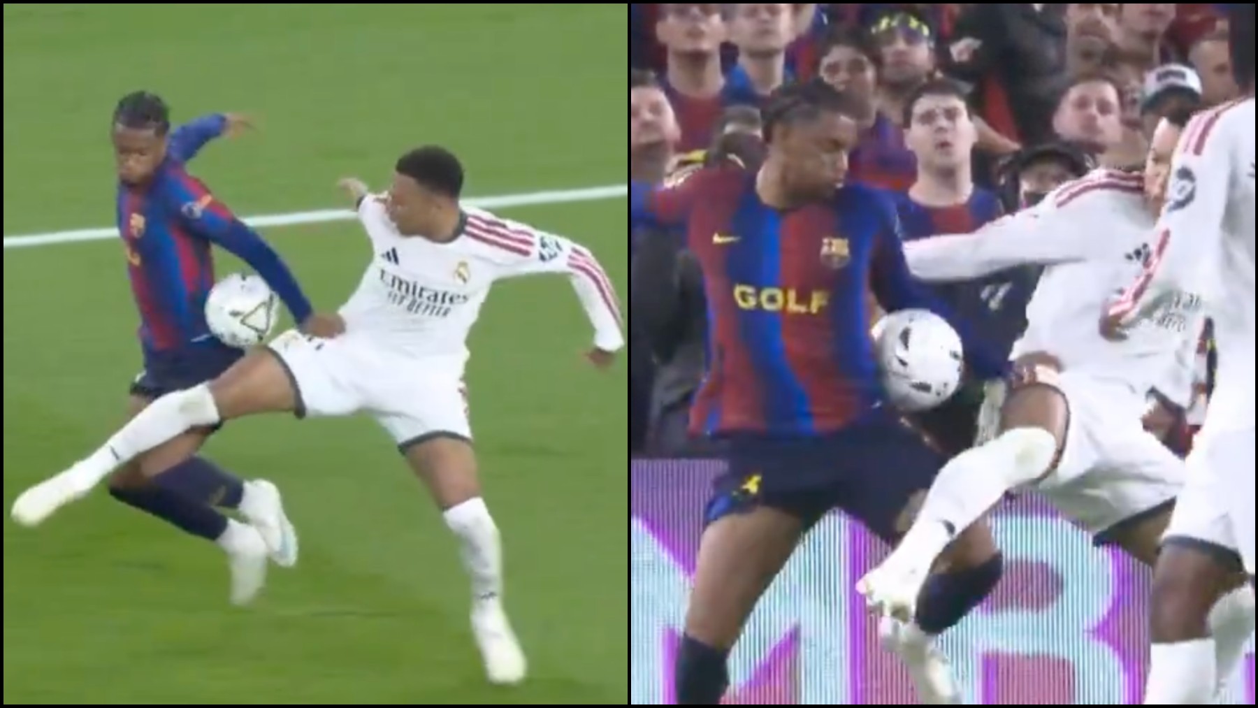 Balde, mano, penalti, Mbappé