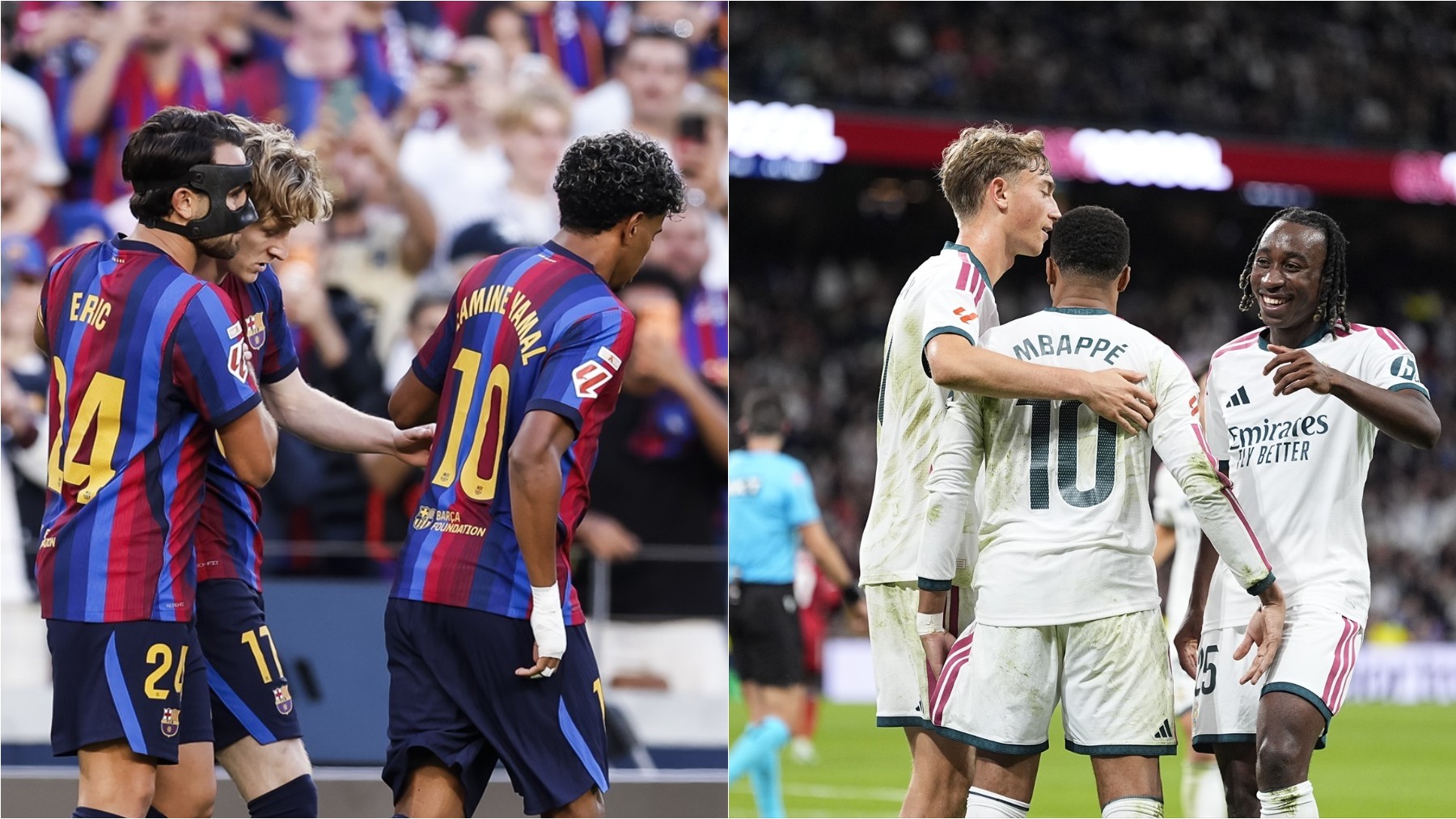 Barcelona y Real Madrid