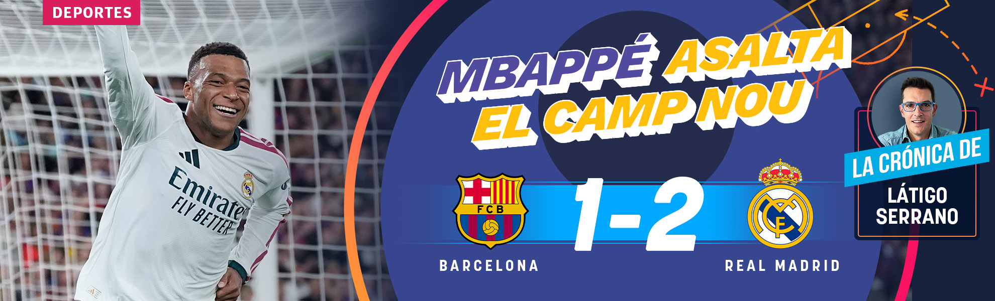 Mbappé asalta el Camp Nou