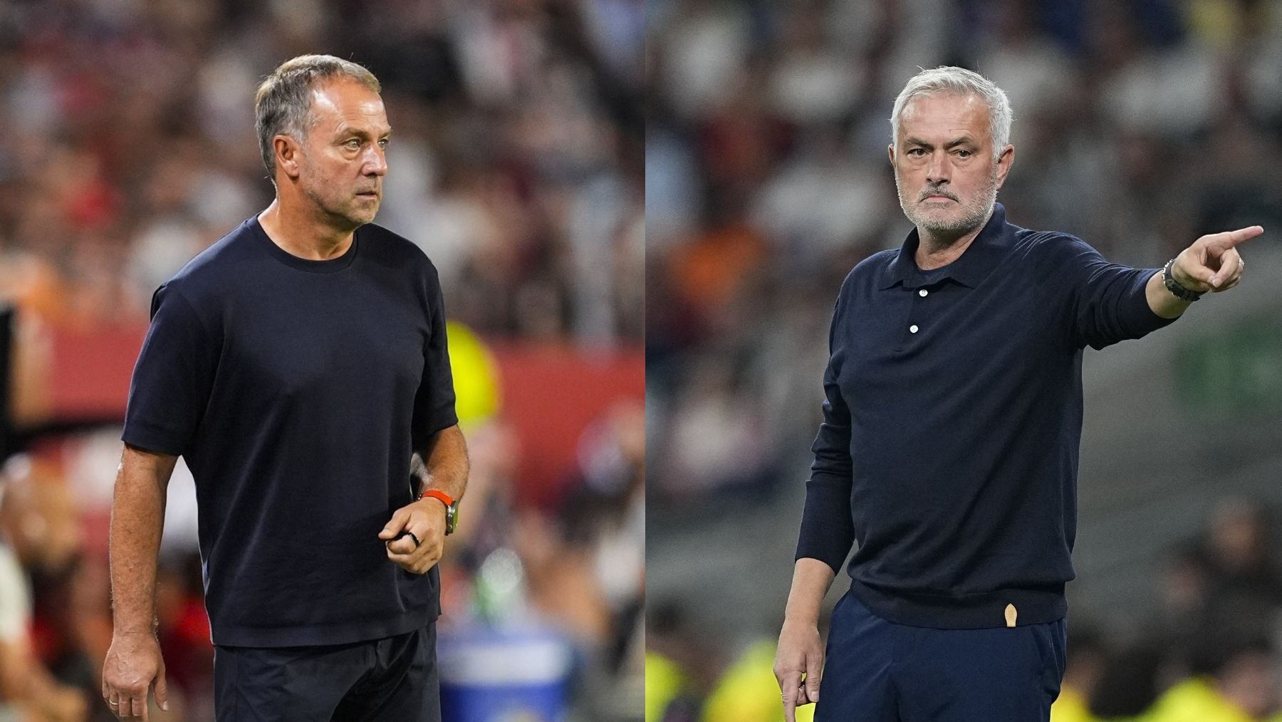 Mourinho y Flick.
