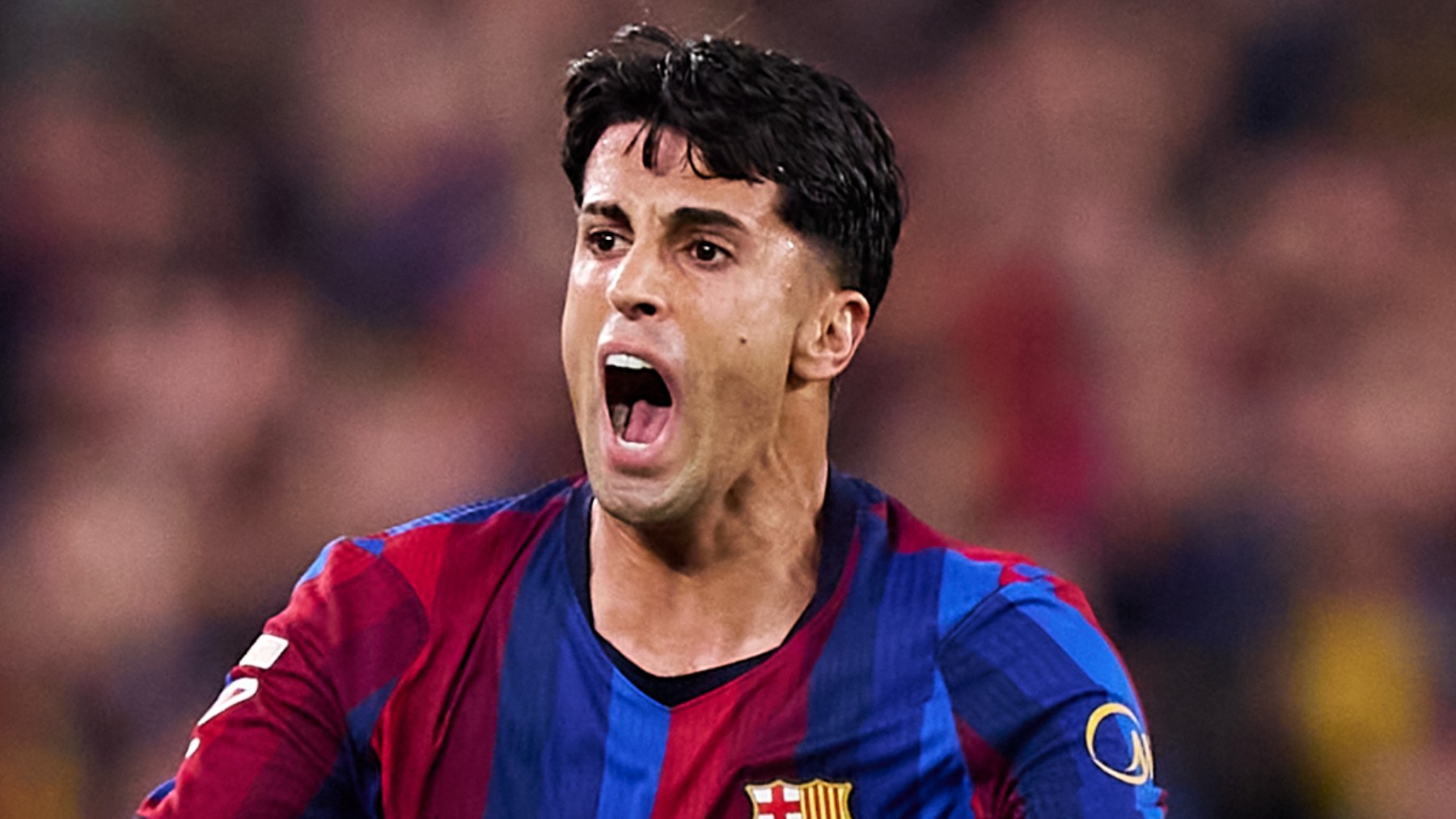 Joao Cancelo en el Barcelona - Real Madrid