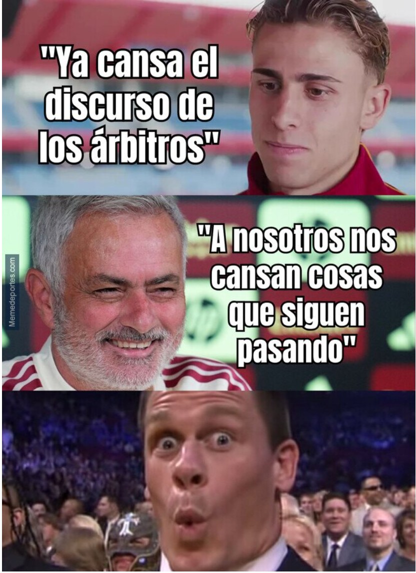 Meme de Fermín y Mourinho