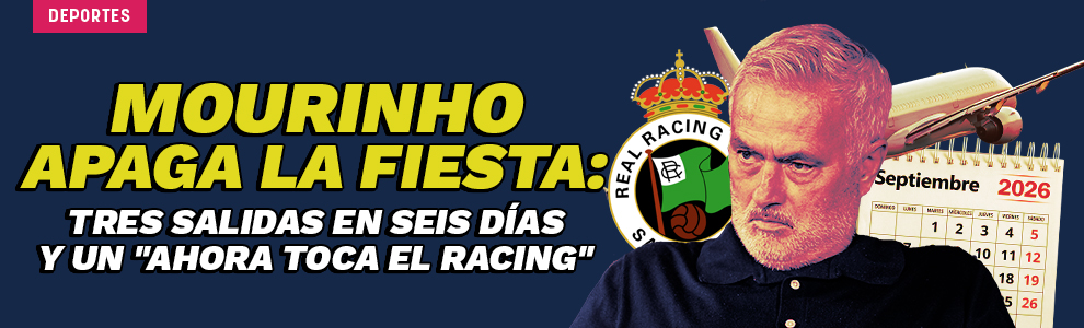Mourinho apaga la fiesta: tres salidas en seis días y un ahora toca el Racing