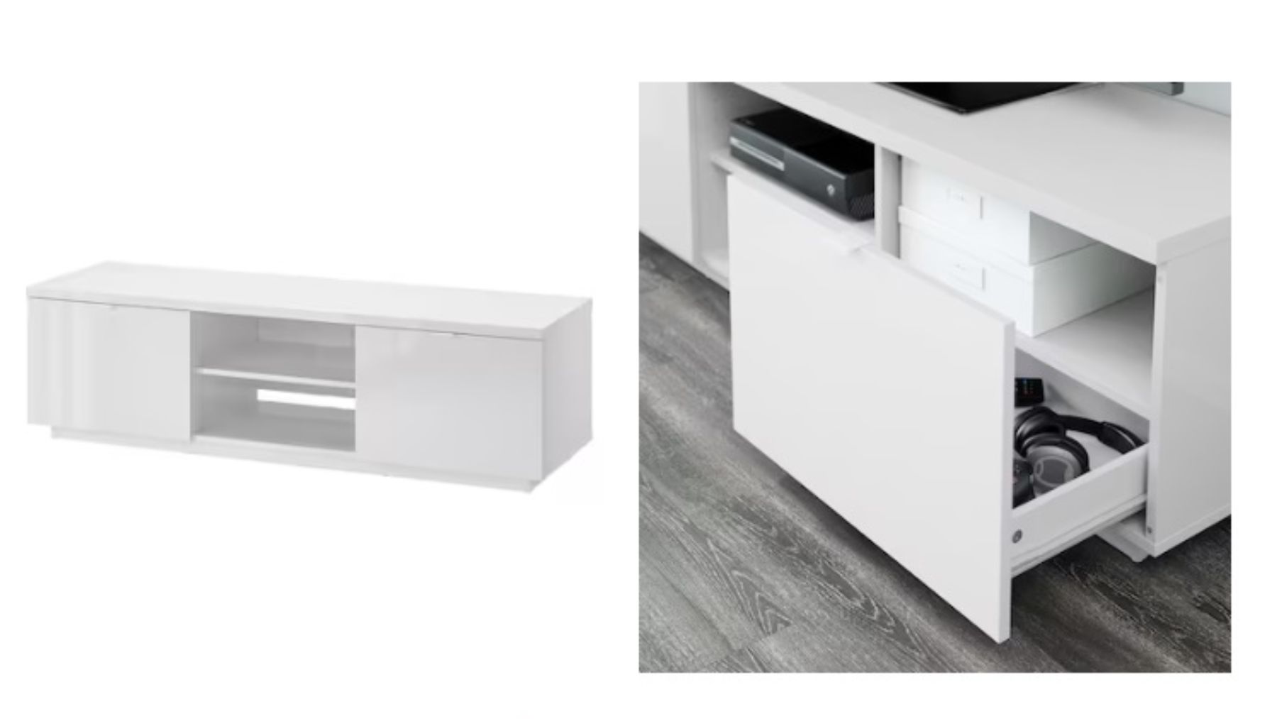 Este mueble TV más vendido de Ikea es muy práctico, funcional y con  bastante capacidad (y lo mejor, cuesta menos de 100 euros)