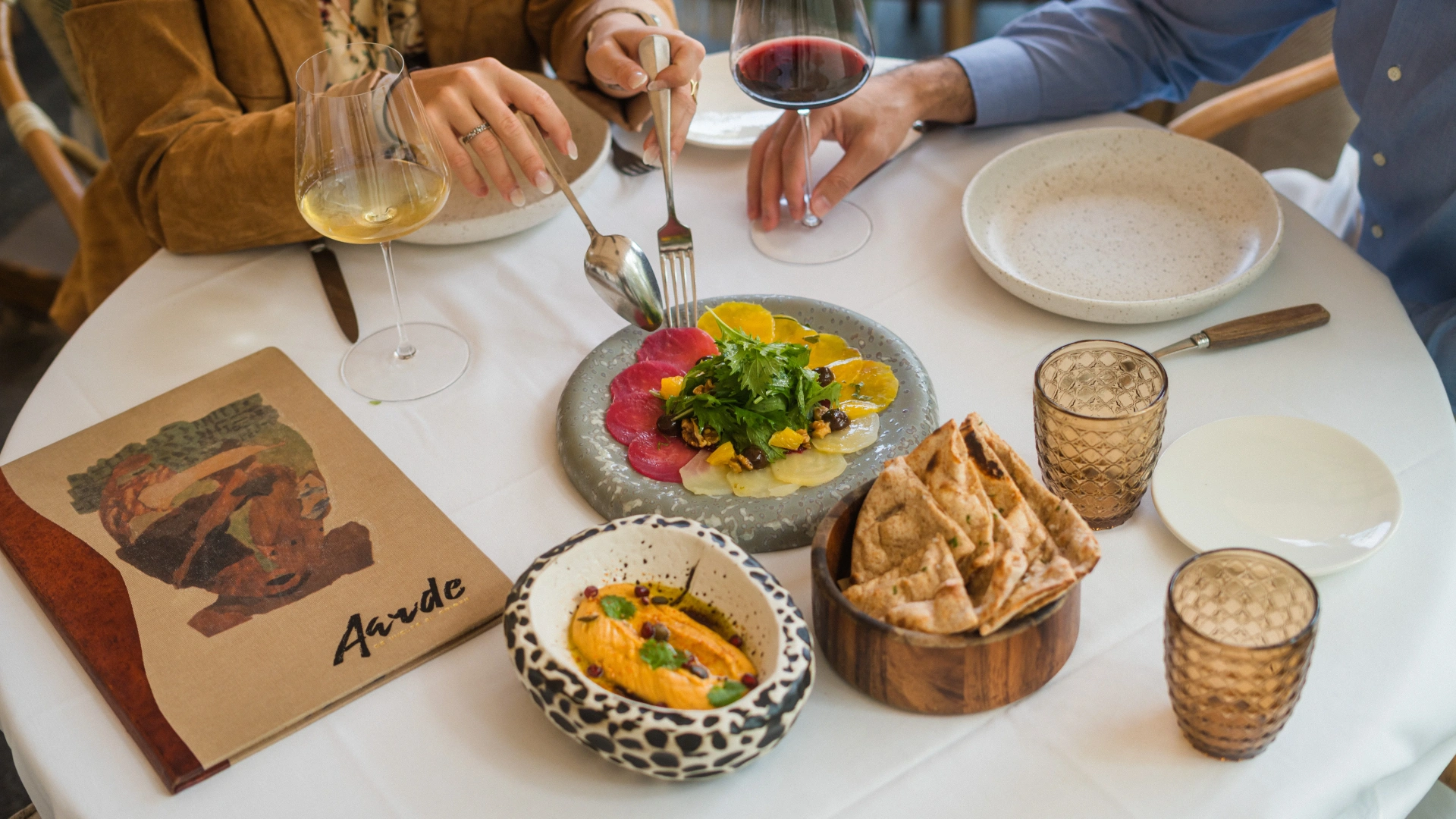 Comer en Aarde en Madrid. @ Turismo Comunidad de Madrid