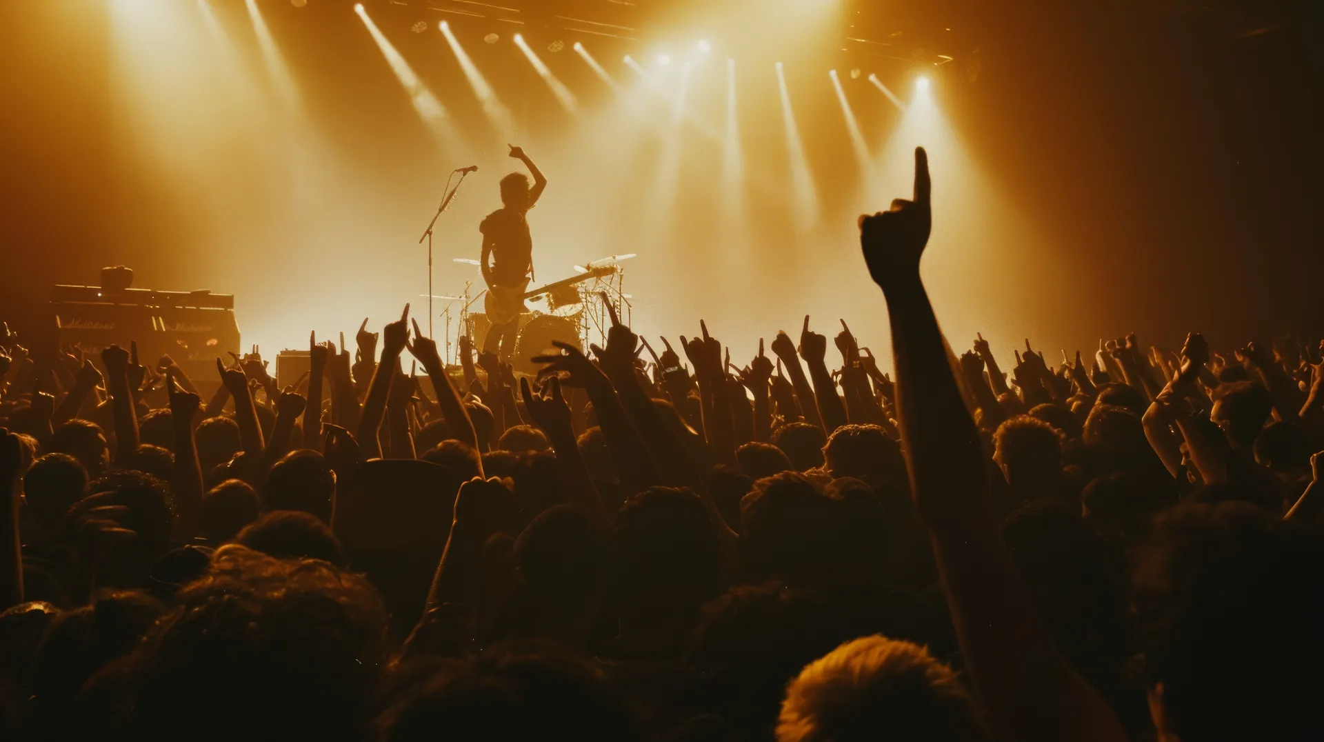 Un concierto lleno de público disfrutando. @ Adobe Stock