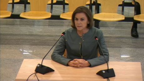 Cospedal niega que hiciera &laquo;encargos&raquo; a Villarejo aunque reconoce que se reuni&oacute; con &eacute;l &laquo;ocho o nueve veces&raquo;