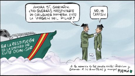 Honor a los guardias civiles ca&iacute;dos