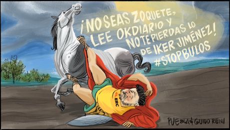 Rufi&aacute;n se cae del caballo