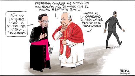 S&aacute;nchez visita al Papa
