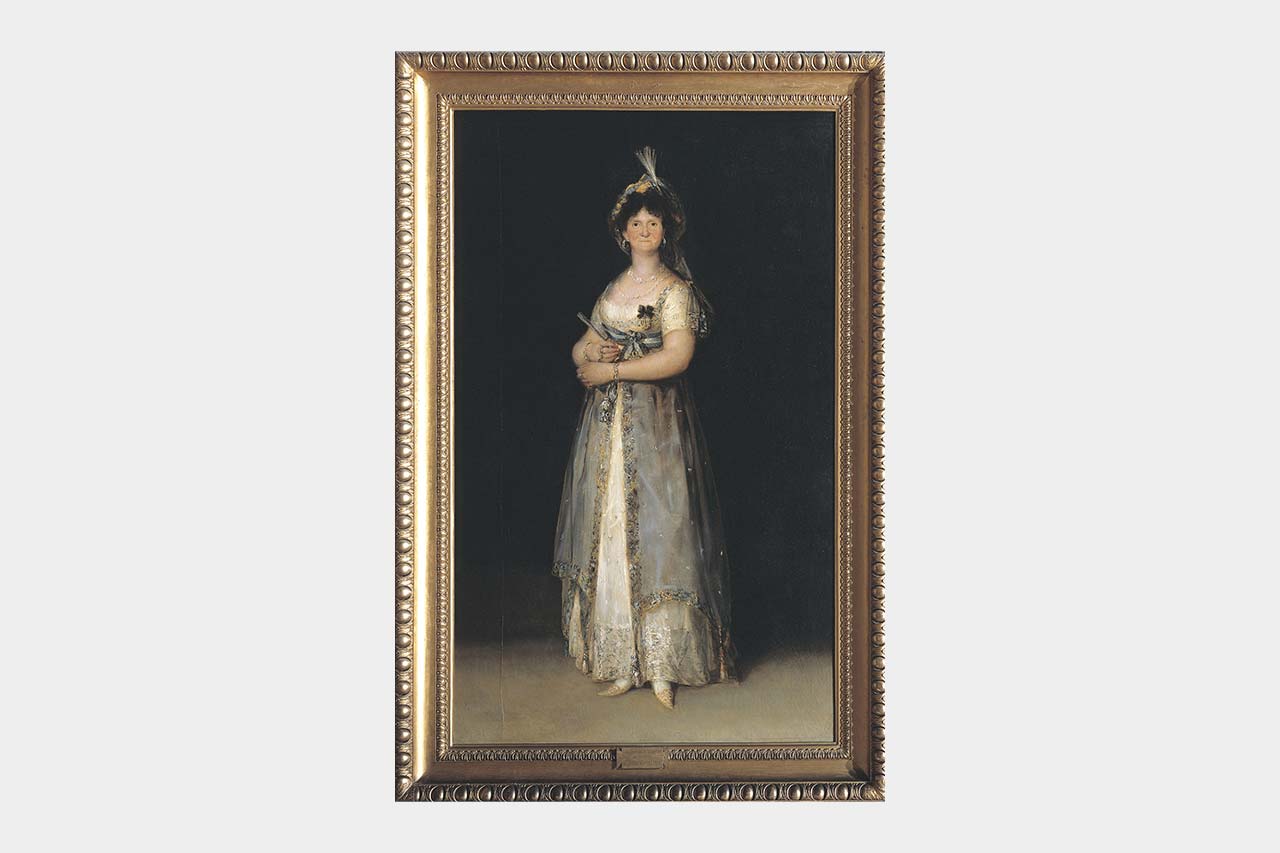 Retrato de María Luisa de Parma en traje de corte. Francisco de Goya. @ Patrimonio Nacional