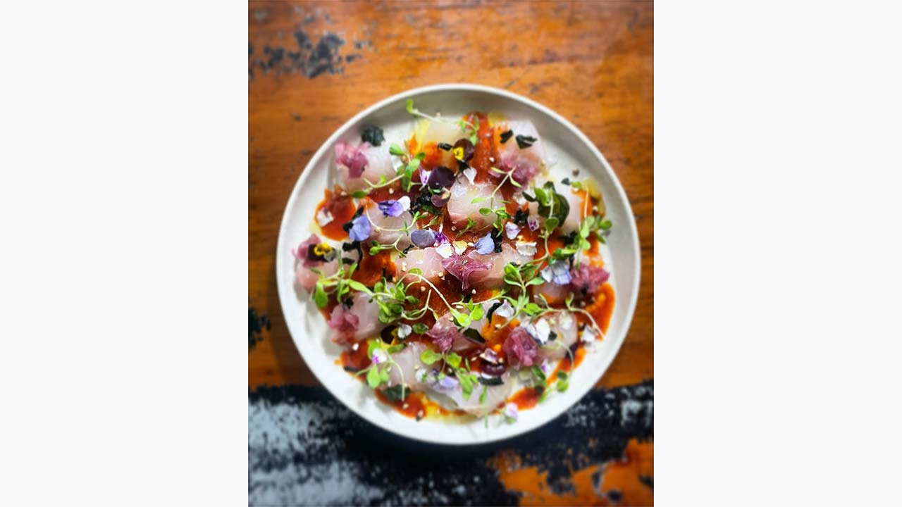 Tiradito de dorada. @ RRSS Vesta Taberna