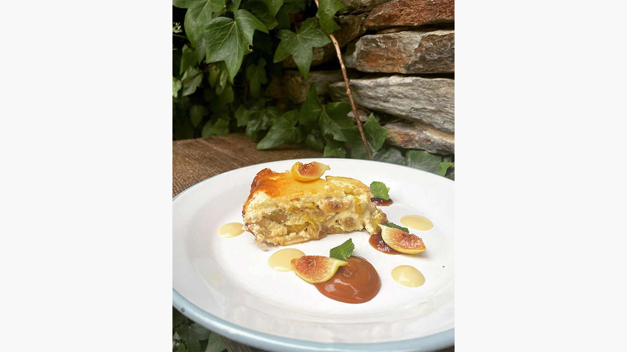 Tarta de hojaldre con higos del Rey de Patones. @ RRSS Rey de Patones