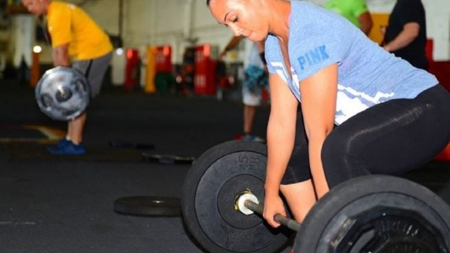 entrenamiento con pesas