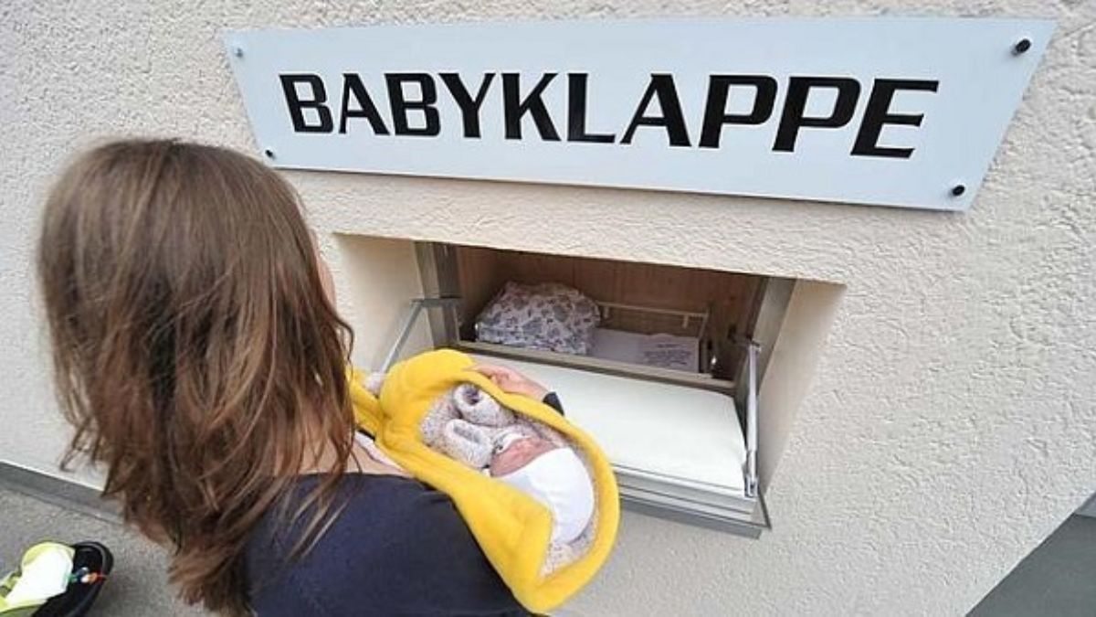 Cómo son los buzones de bebés que se usan en Alemania