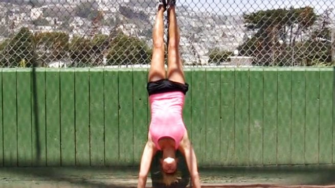 flexiones verticales invertidas