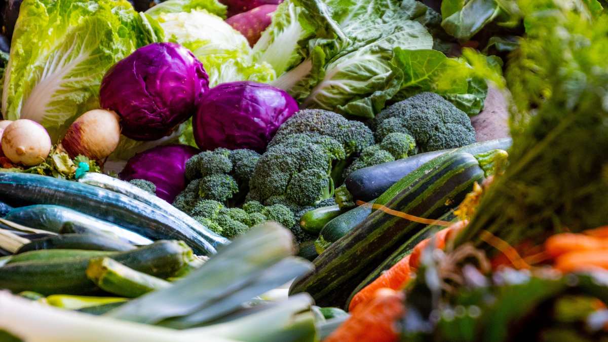 Una muestra de alimentos saludables.