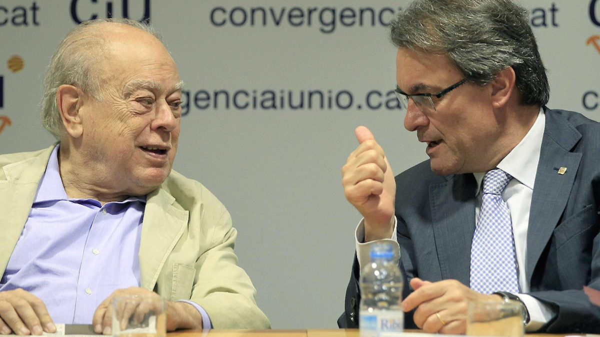 Jordi Pujol y Artur Mas. (Foto: EFE)