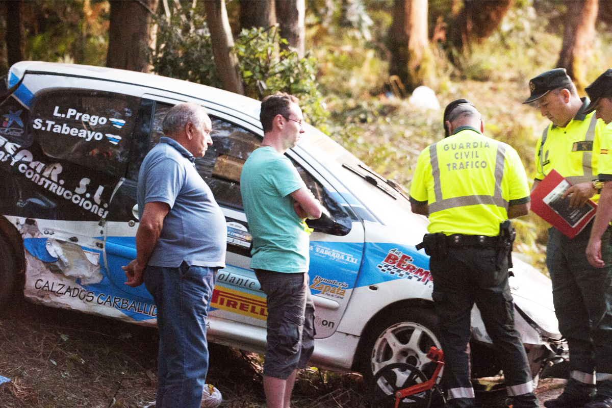 Rally, Accidente