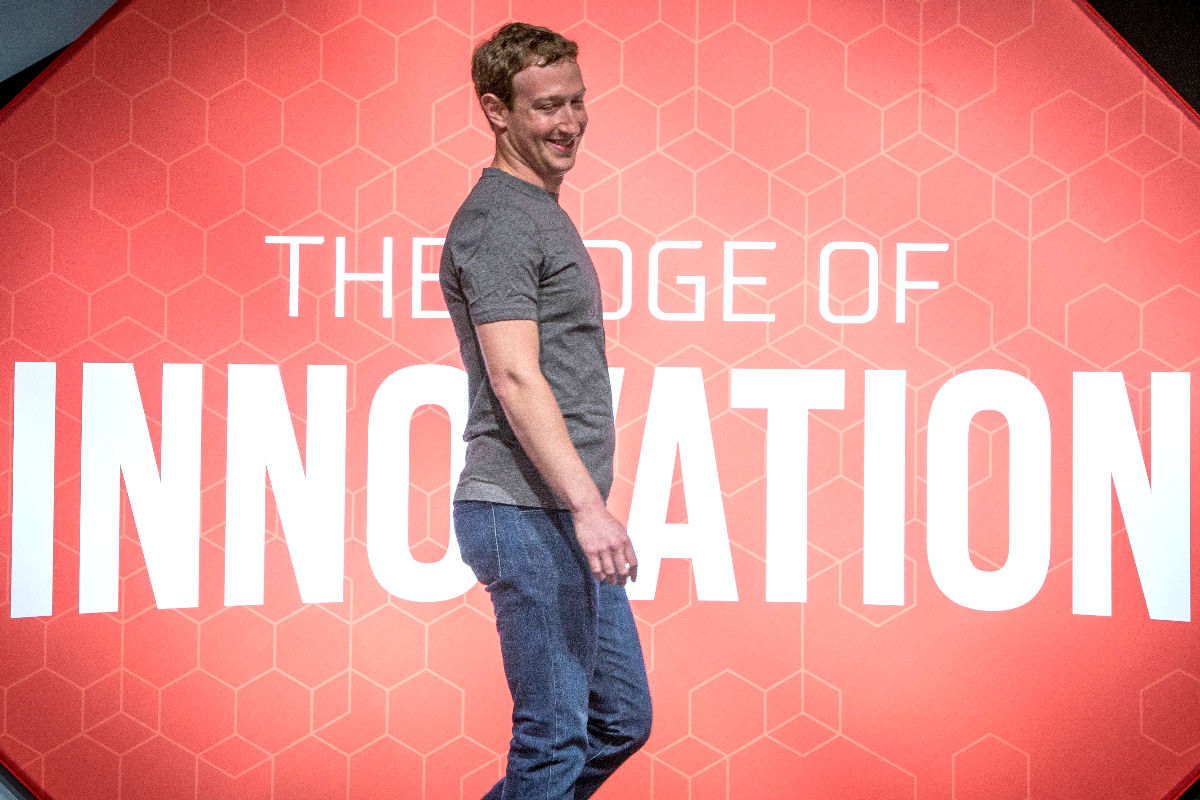 Mark Zukerberg, creador de Facebook en un evento de innovación (Foto: Getty)