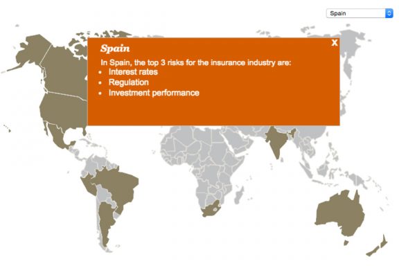 Riesgos para las aseguradoras en España según PwC.