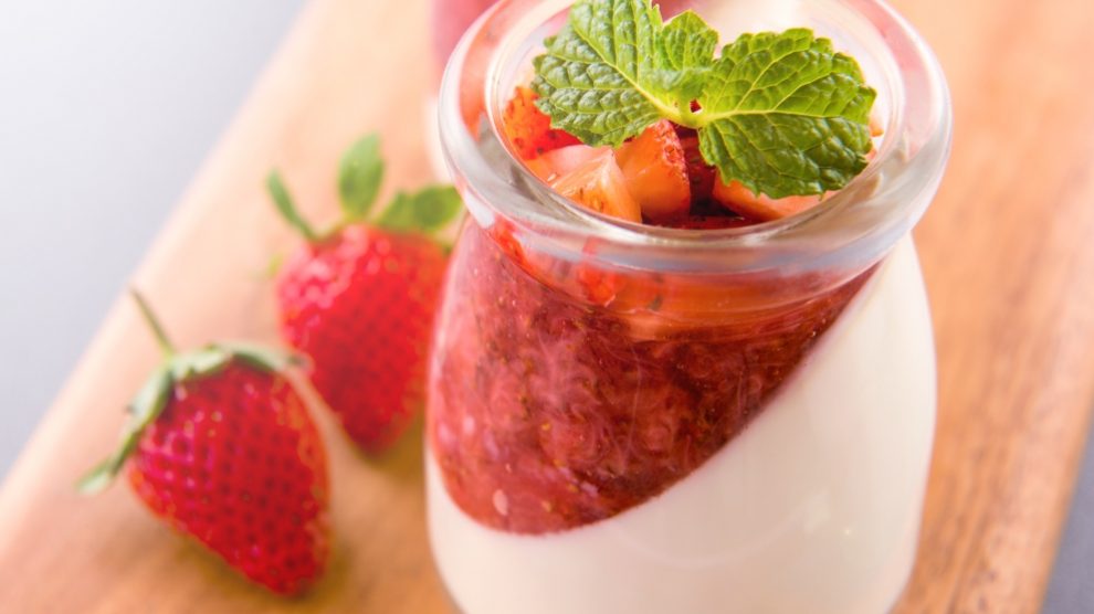 Receta de Mousse de queso con frutos rojos