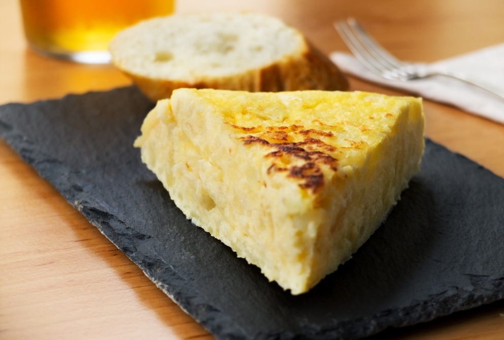 Receta de tortilla de patata exprés