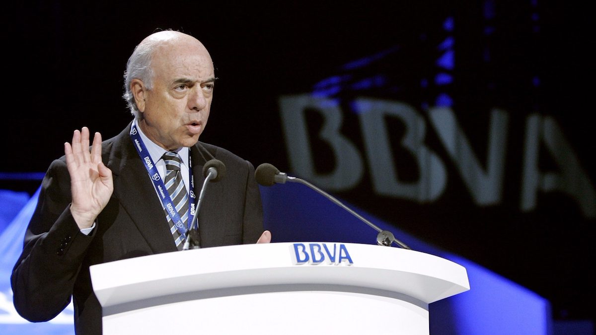 El presidente de BBVA, Francisco González. (Foto: EFE)