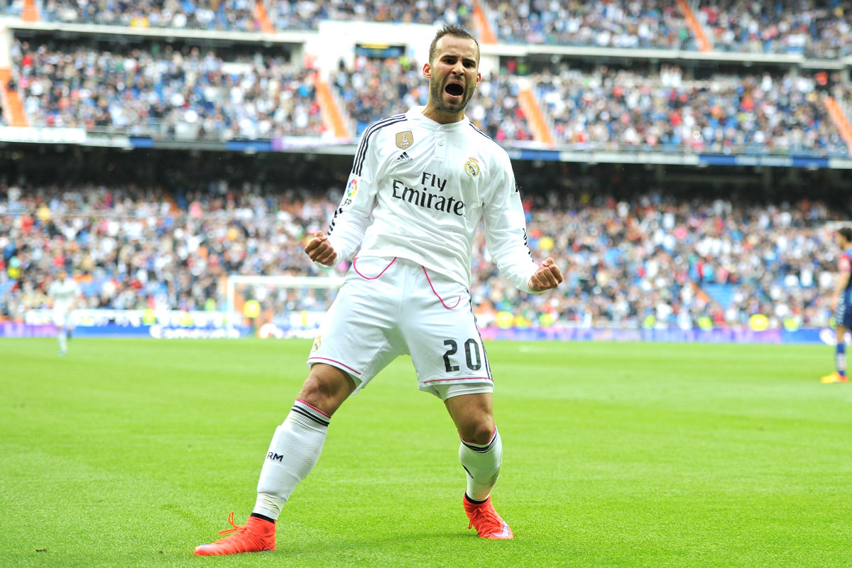 Jesé celebra un gol durante un encuentro de Liga (Getty)