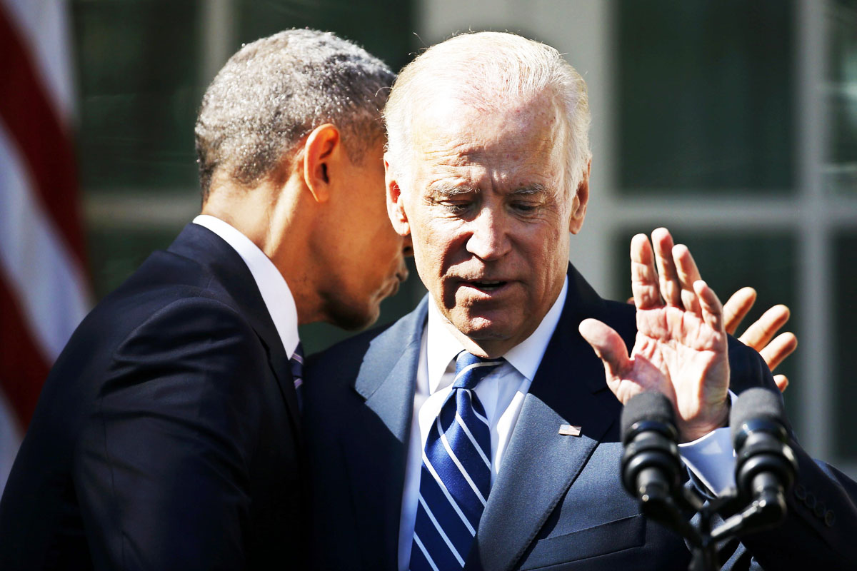 Joe Biden anunció, junto a Barack Obama, su retirada de la carrera por la presidencia (Foto: Reuters)