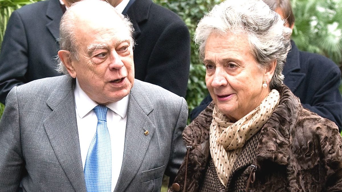 El ex presidente Jordi Pujol, junto a su esposa, Marta Ferrusola (Foto: Getty)