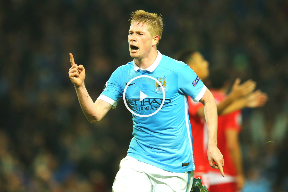 De Bruyne celebra el gol del triunfo.