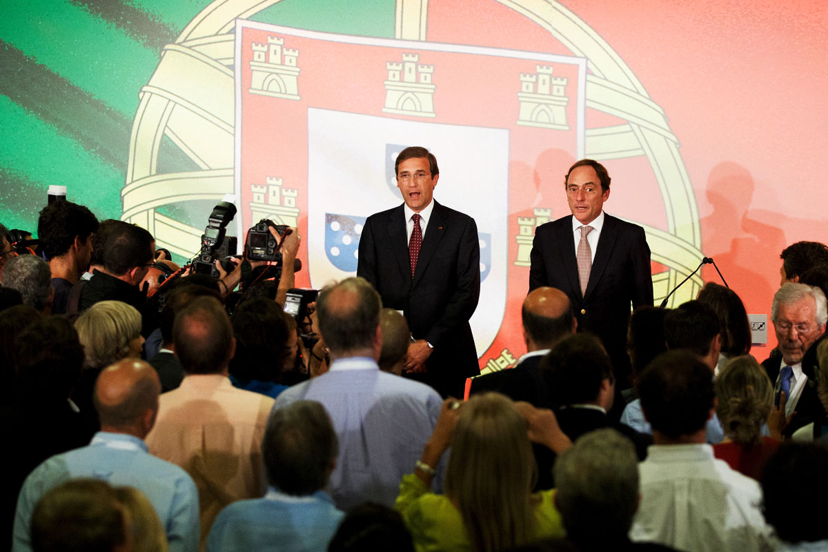 La coalición de Passos Coelho fue el partido más votado en Portugal (Foto: Getty)