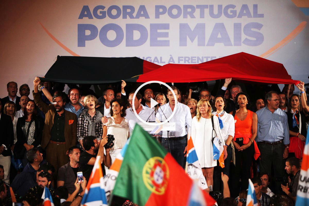 Passos Coelho ha ganado las elecciones en Portugal (Foto: Getty)