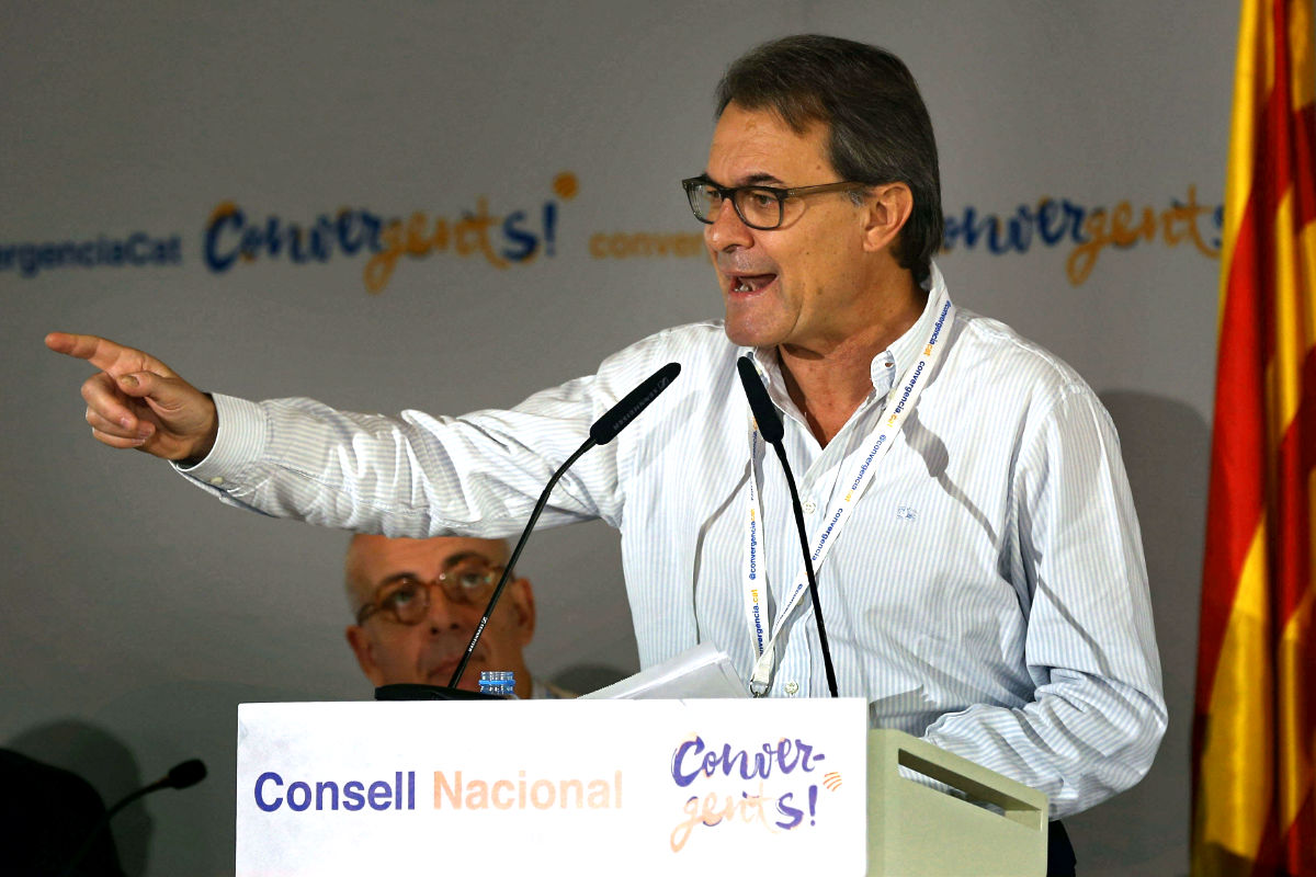 Artur Mas en un acto de CDC (Foto: Efe).
