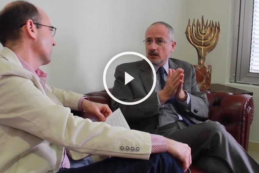 Okdiario entrevista a Daniel Kutner, embajador de Israel (Foto: Enrique Falcón).