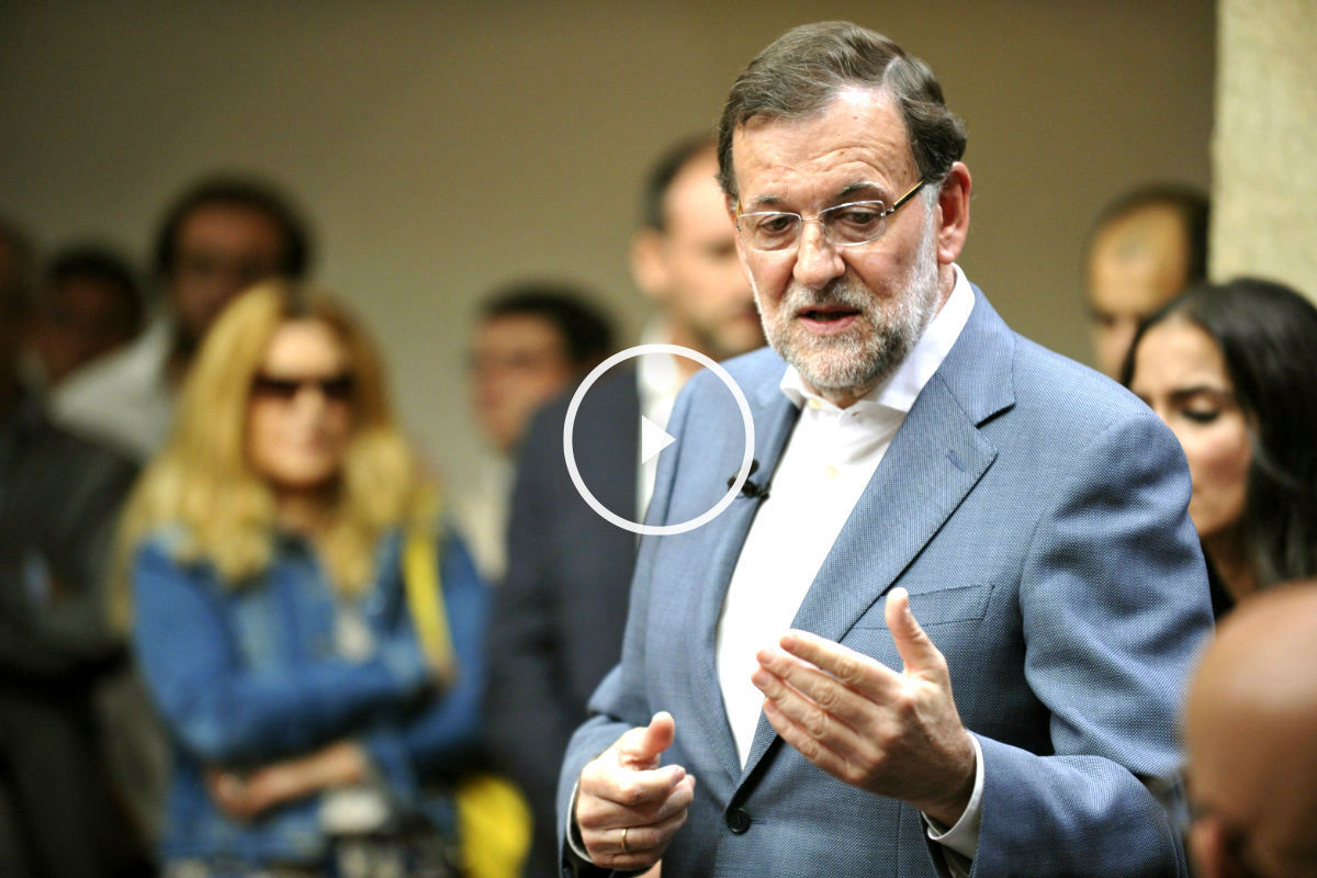 Rajo en un reciente acto  con jóvenes del PP (Foto: Efe)