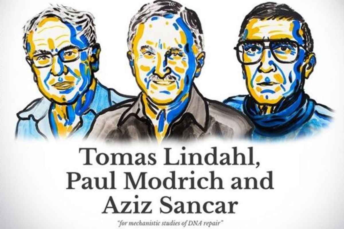 Tomas Lindahl, Paul Modrich y Aziz Sancar.