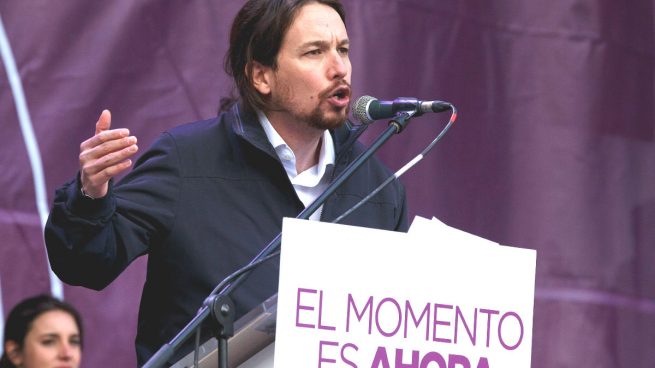 El secretario general de Podemos, Pablo Iglesias