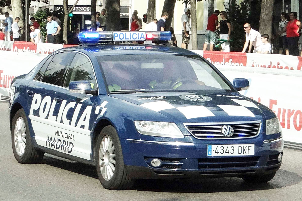 Coche policial de Madrid.